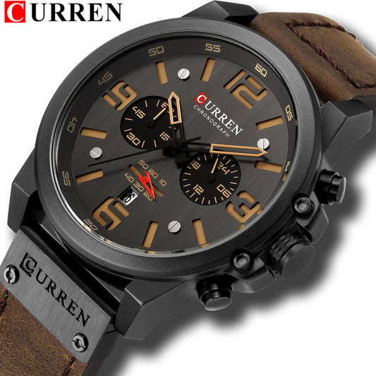 Men New CURREN Casual watch