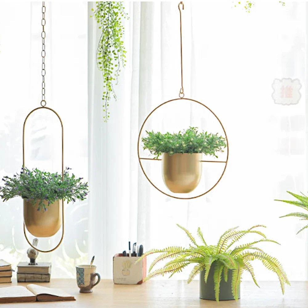 Metal Hanging Flower Pot