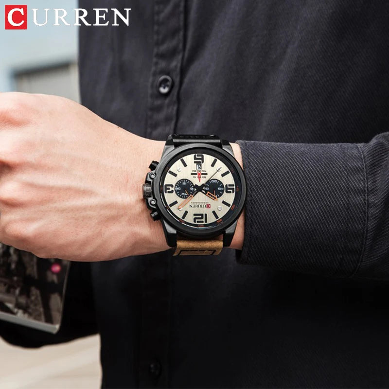 Men New CURREN Casual watch