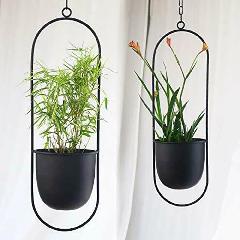 Metal Hanging Flower Pot