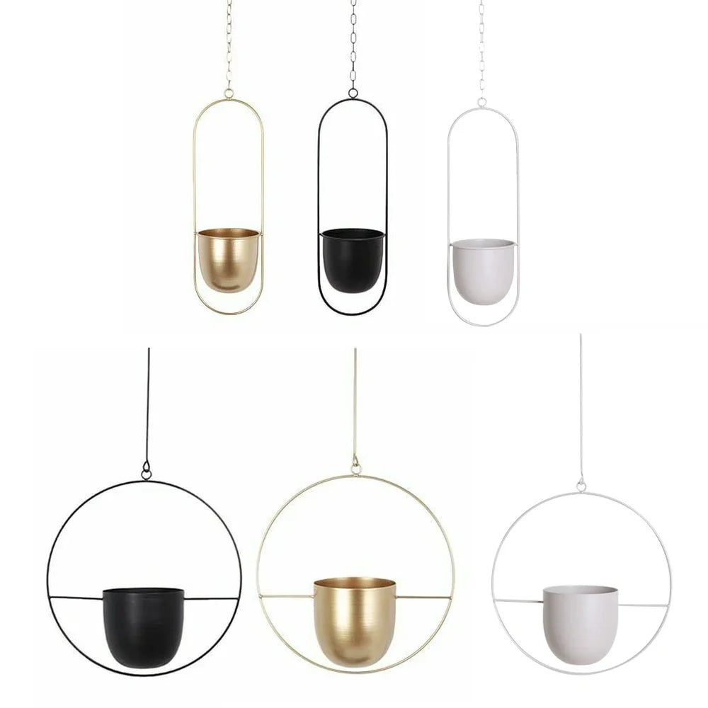 Metal Hanging Flower Pot