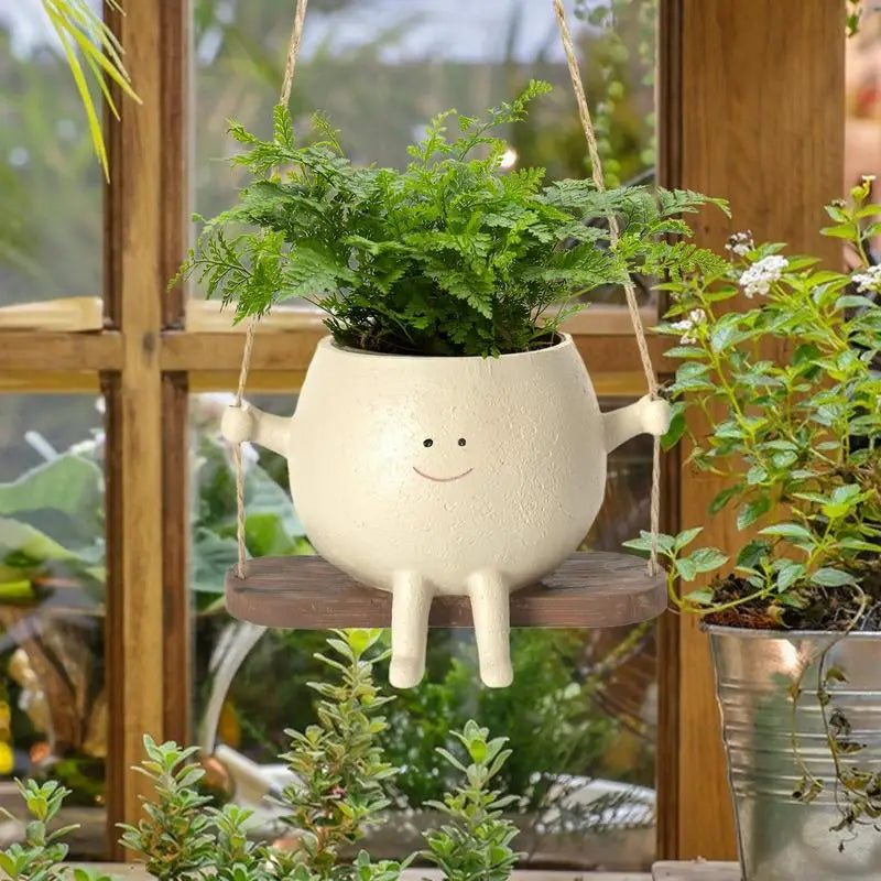 Lovely Swing Face Planter