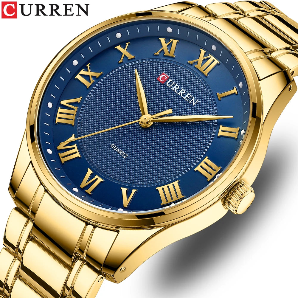 CURREN Gold Men's Watch