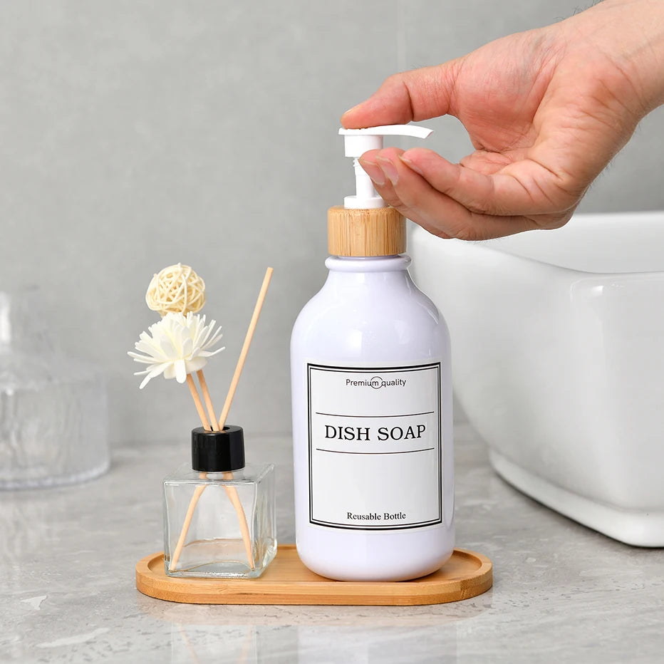 Wooden Soap Dispenser Tray