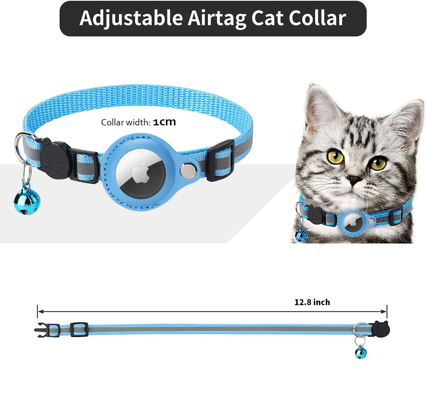 Cats Airtag Case Collar